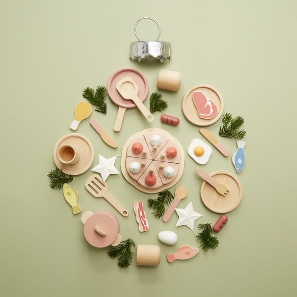 Dřevěný dětský hrací set Flexa Play Birthday Cake-image-2