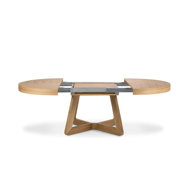 Rozkládací stůl s nohami z dubového dřeva Windsor & Co Sofas Bodil, ø 130 cm-image-4