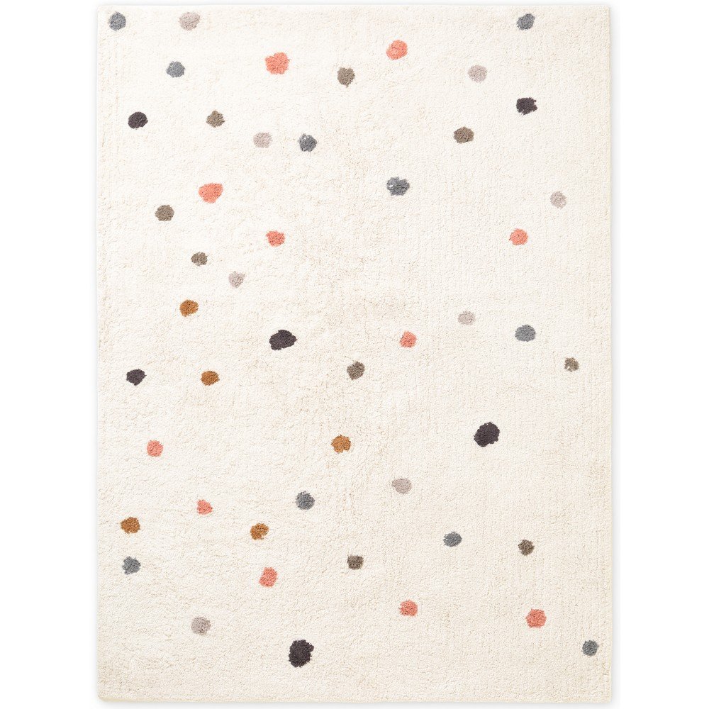 Krémový pratelný/ručně tkaný bavlněný dětský koberec 140x200 cm Snuggle Pippo – Hanse Home