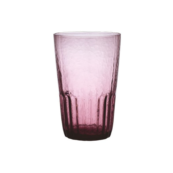 Fialová sklenice Kinto Dew, 420 ml