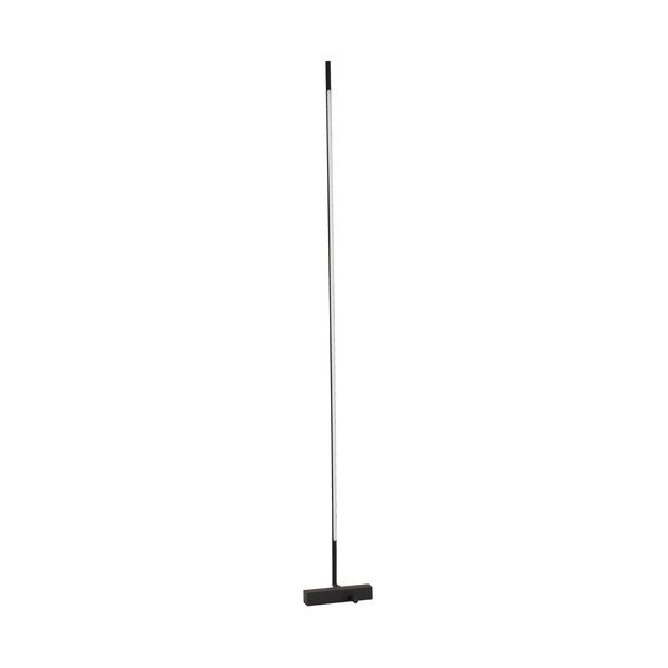 Černá kovová LED stojací lampa se stínidlem z akrylového skla (výška 140 cm) Raccio – Nova Luce