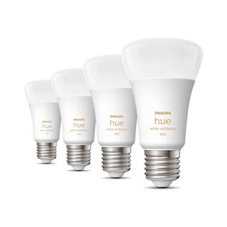 LED smart žárovky v sadě 4 ks E27, 9 W White ambiance – Philips Hue