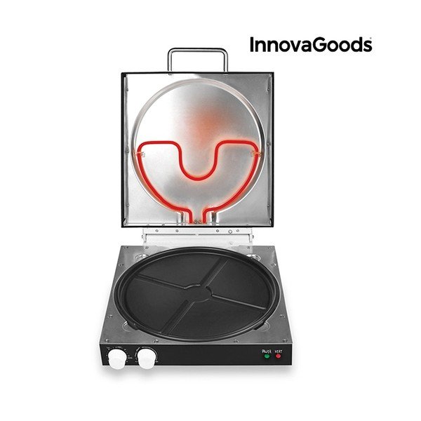Elektrický box na pizzu s kuchařkou InnovaGoods, výkon 1200W-image-3