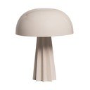 Krémová kovová stolní lampa (výška 29 cm) Virel – WOOOD