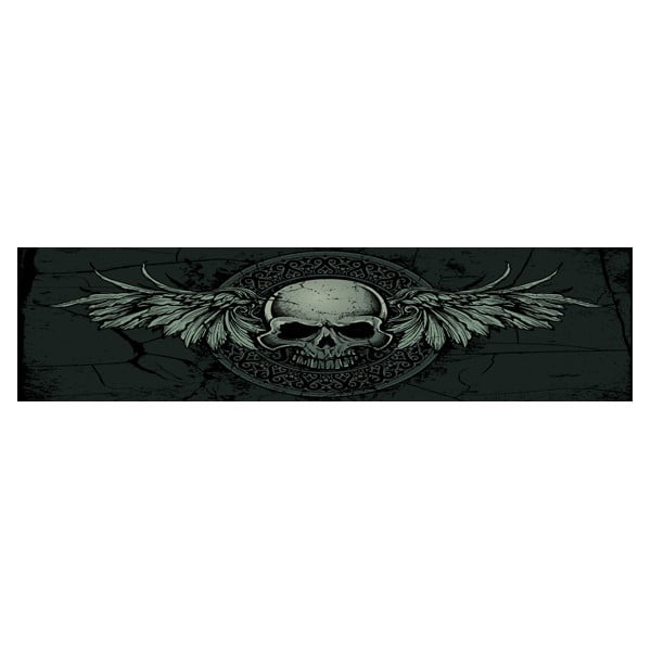 Postel Karup Eagle Black/Black Scull,  140x200 cm-image-1
