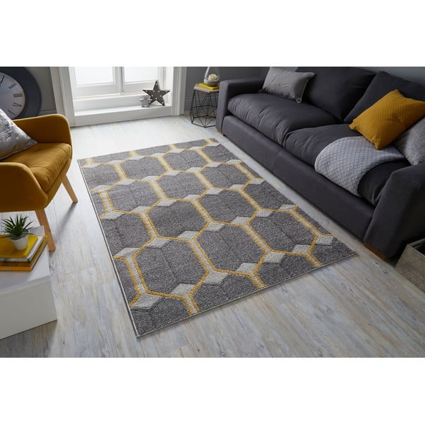Šedý koberec Flair Rugs Urban Trellis, 200 x 275 cm-image-4