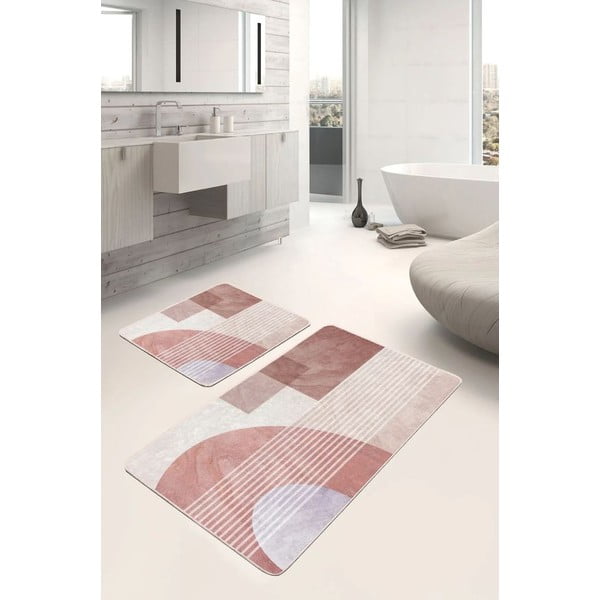 Sametové koupelnové předložky v sadě 2 ks 60x100 cm – Mila Home-image-2