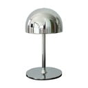 LED stolní lampa na dálkové ovládání ve stříbrné barvě s kovovým stínidlem (výška 22 cm) Tim – Sirius