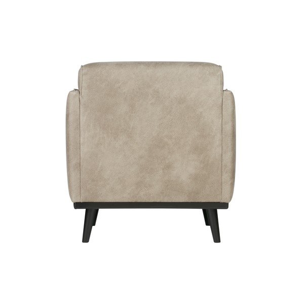 Světle šedé křeslo z imitace kůže BePureHome Statement-image-4