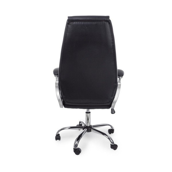 Černá kancelářská židle z imitace kůže Camberra – Bizzotto-image-3