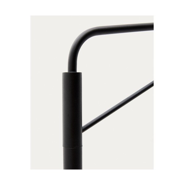 Bílá/černá stojací lampa se skleněným stínidlem (výška 164 cm) Eilo – Kave Home-image-4