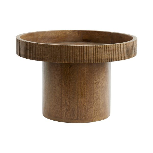Kulatý odkládací stolek z mangového dřeva ø 50 cm Kalomo – Light & Living