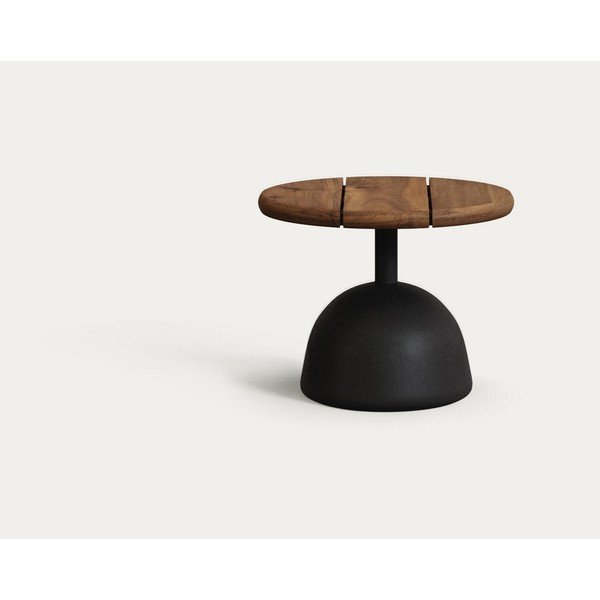 Kulatý zahradní konferenční stolek s deskou z akácie ø 43 cm Saura – Kave Home-image-2