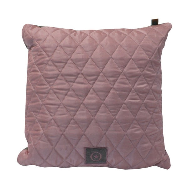 Růžový polštář OVERSEAS Taft, 45 x 45 cm