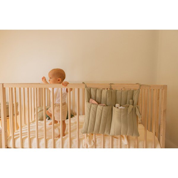 Kapsář na dětskou postýlku 40 cm Benjamin Olive – Lorena Canals-image-1