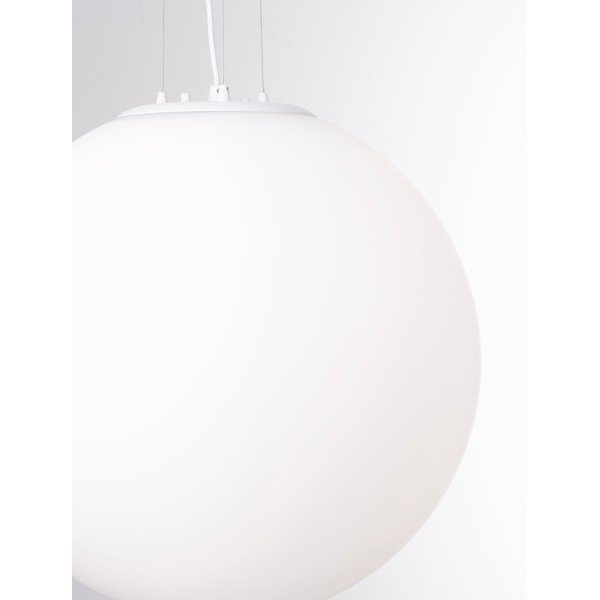 Bílé skleněné závěsné svítidlo ø 50 cm Nevoso – Nova Luce-image-4