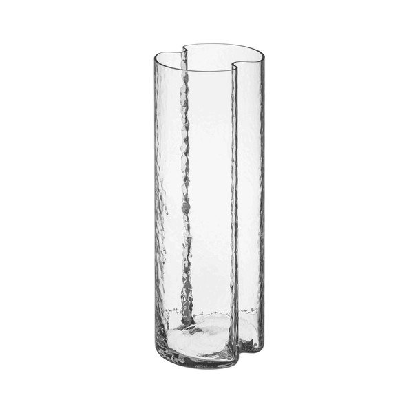 Skleněná ručně vyrobená váza (výška 24 cm) Tubu – noo.ma