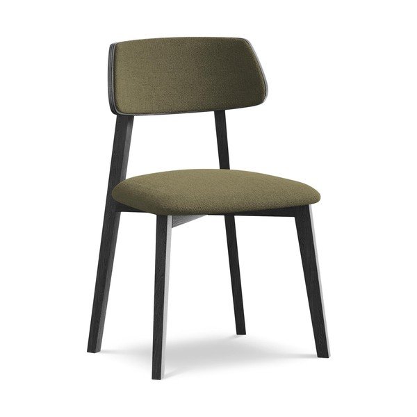 Zelená jídelní židle z masivního dřeva Niu – Makamii