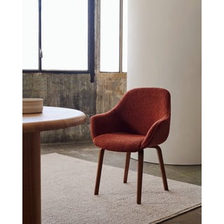 Jídelní židle v terakotové barvě Aleli – Kave Home