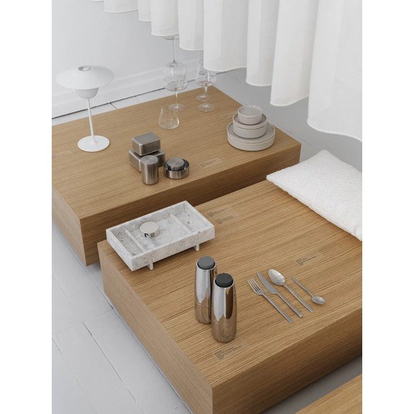 Černé nerezové dezertní lžičky pro 4 osoby Stella – Blomus-image-1