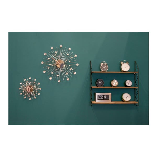 Budík v kovově stříbrné barvě Karlsson Mr. White-image-2