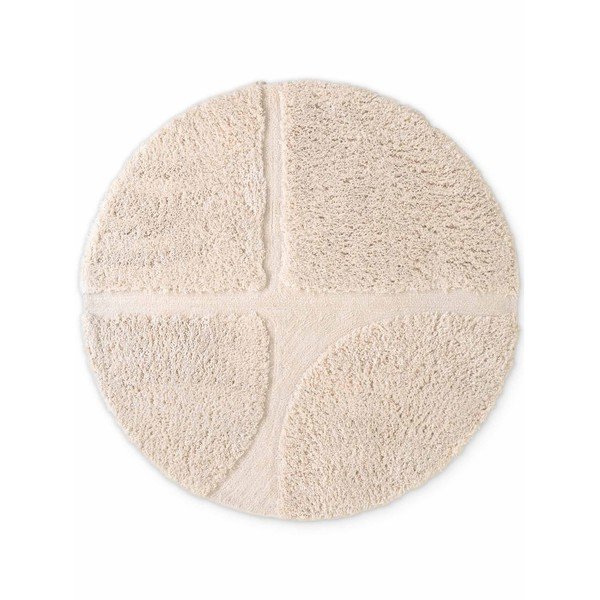 Krémový ručně tkaný kulatý koberec ø 160 cm Lambeth Jasper – Ted Baker