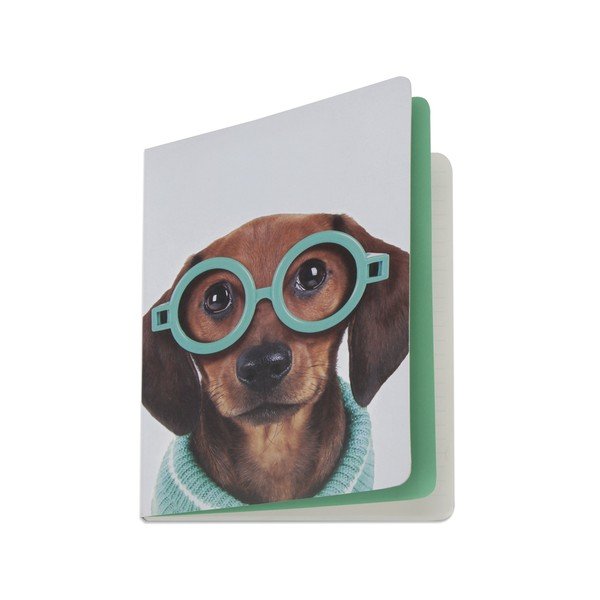 Zápisník Glasses Dog