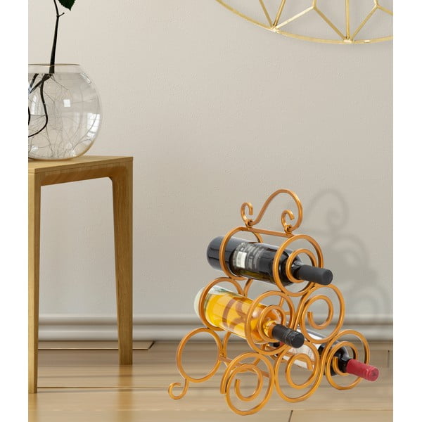 Stojan na víno ve zlaté barvě Mauro Ferretti-image-1