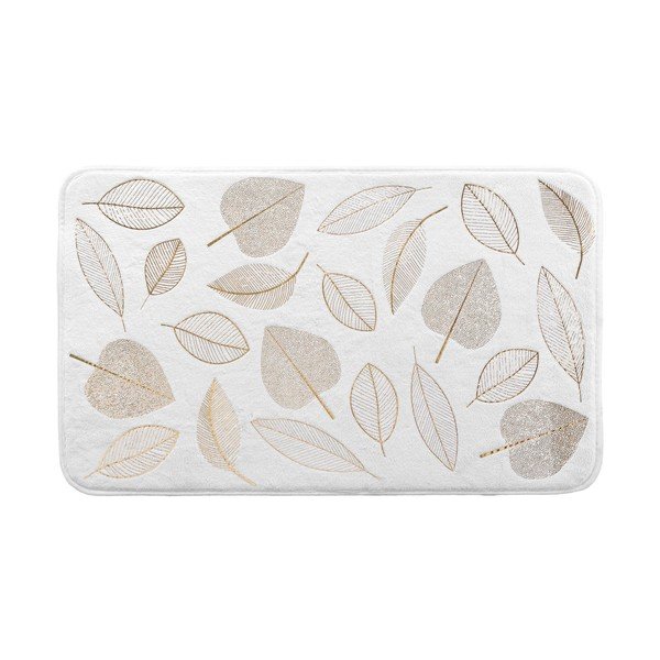 Bílá textilní koupelnová předložka 45x75 cm Joya – douceur d'intérieur