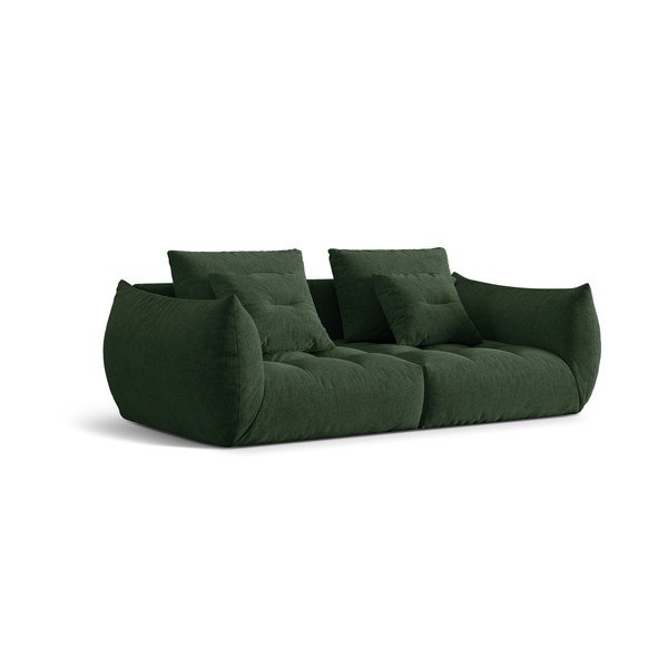 Tmavě zelená pohovka 232 cm Bloom – Micadoni Home-image-2