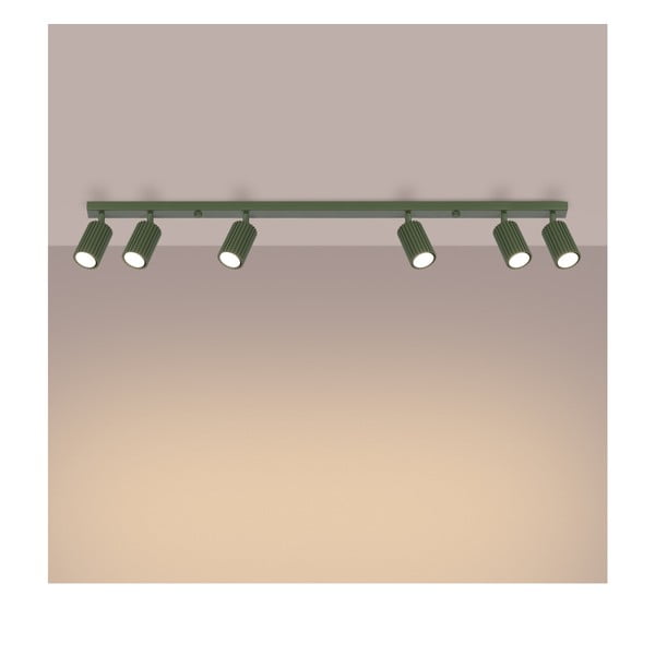 Zelené bodové svítidlo 6,5x117 cm Gleam – Sollux-image-3