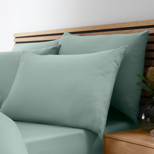 Zelené povlečení na jednolůžko z mikrovlákna 135x200 cm So Soft Easy Iron – Catherine Lansfield-image-3