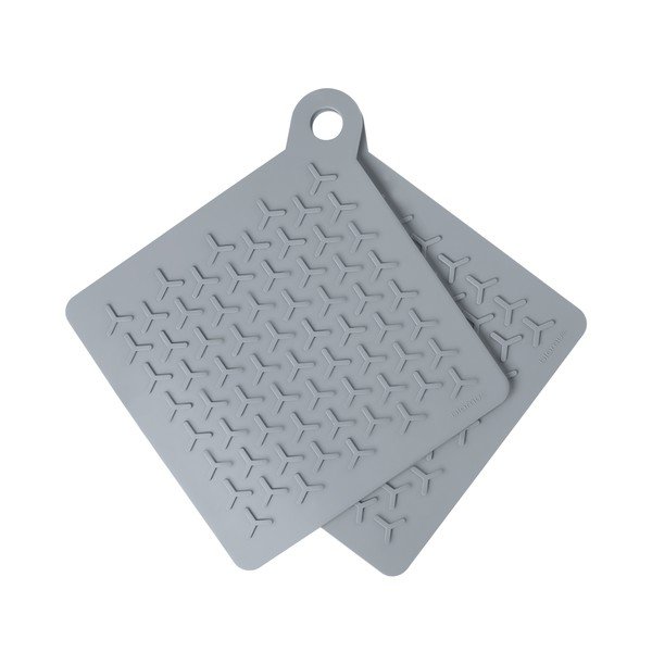 Sada 2 šedých silikonových chňapek Blomus Nomad-image-2