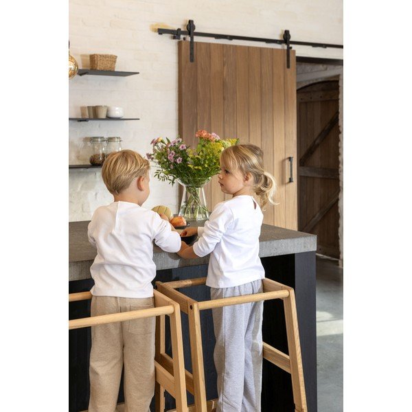 Učicí věž z dubového dřeva v přírodní barvě Forrest – Vipack-image-3