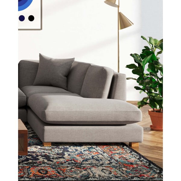 Světle šedá rohová pohovka (pravý roh) Pomo – Ame Yens-image-4