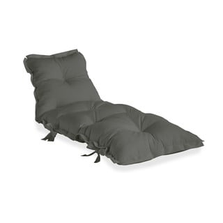 Tmavě šedý variabilní futon vhodný do exteriéru Karup Design OUT™ Sit&Sleep Dark Grey
