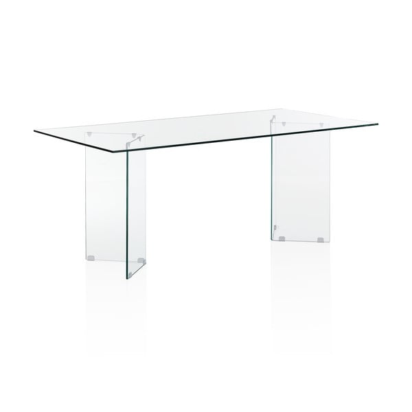 Skleněný jídelní stůl 90x180 cm Kaya – Tomasucci