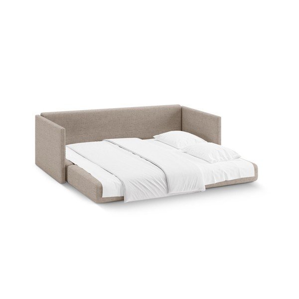 Světle hnědá žinylková rozkládací pohovka 209 cm Shannon – Cosmopolitan Design-image-3