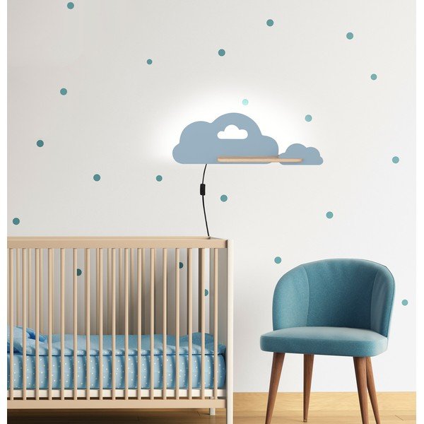 Modré dětské svítidlo Cloud – Candellux Lighting-image-1