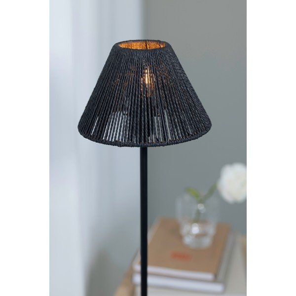 Černá stojací lampa Corda - Markslöjd-image-2
