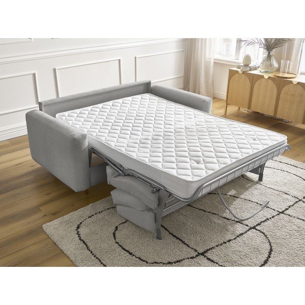 Šedá pohovka na každodenní spaní/rozkládací 200 cm Cocoone – Bobochic Paris-image-1
