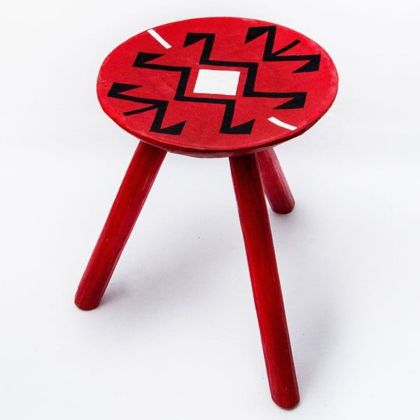 Ručně malovaná stolička Voila, 38 cm
