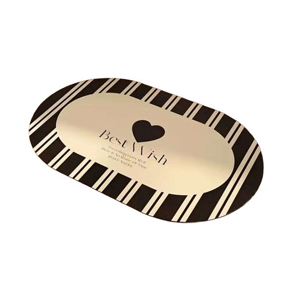 Černá/krémová koupelnová předložka 60x100 cm Best Wish – Foutastic