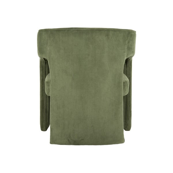 Zelené manšestrové křeslo Vigor – Leitmotiv-image-4