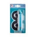 Sada 2 černých samodržicích nástěnných adaptérů a pumpičky Wenko Vacuum-Loc Classic Plus
