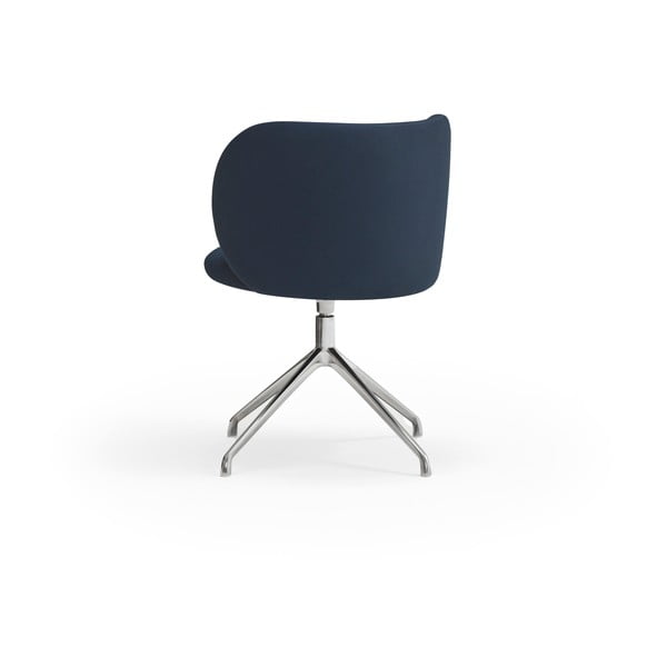 Tmavě modré čalouněné jídelní křeslo Mogi – Teulat-image-3