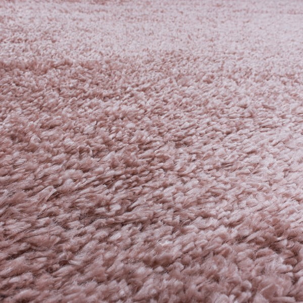 Růžový kulatý koberec ø 160 cm Fluffy – Ayyildiz Carpets-image-2