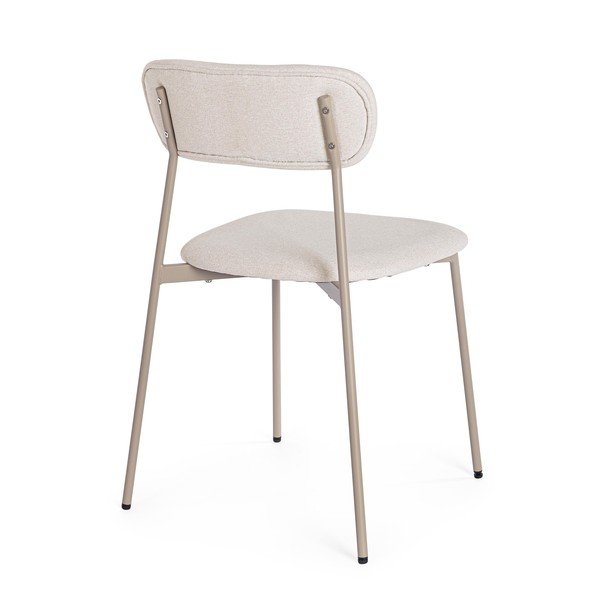 Taupe čalouněná jídelní židle Inka – Yes Everyday-image-4