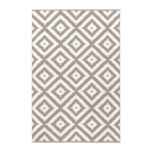 Béžovo-šedý oboustranný koberec vhodný i do exteriéru Green Decore Ava, 90 x 150 cm