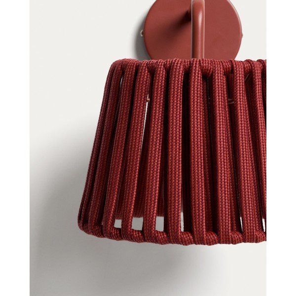 LED nástěnné solární venkovní svítidlo (výška 23 cm) Aldet – Kave Home-image-3